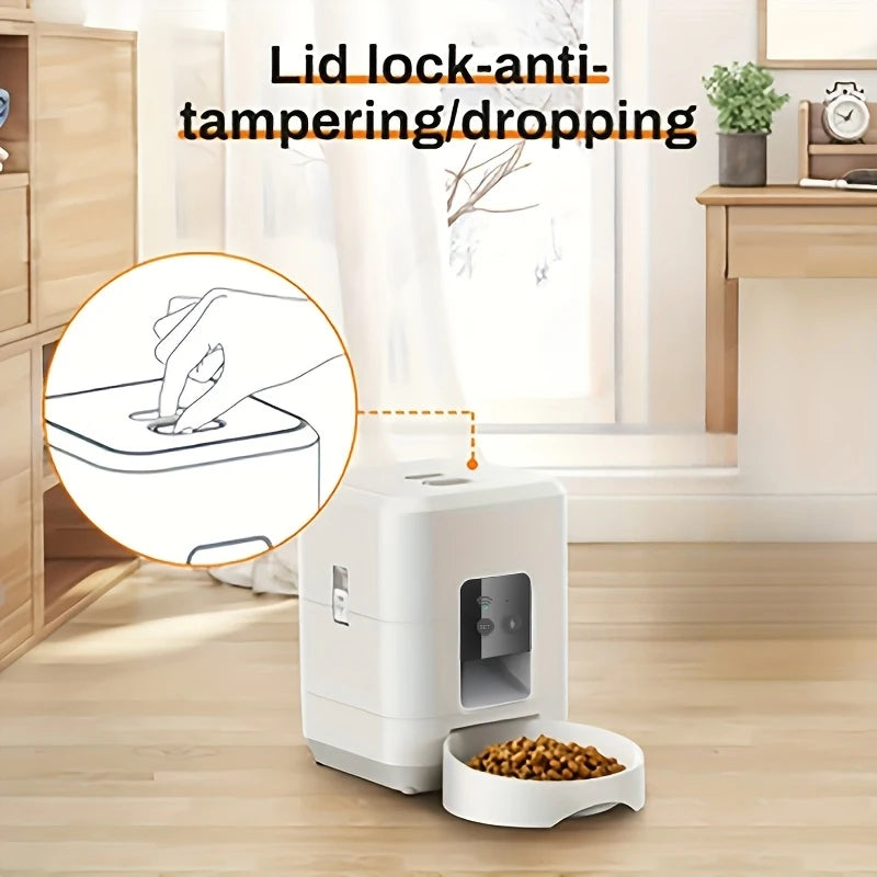 OEM 2L Automatic Cat Feeder APP Control Smart Cat Feeder Cat Dry Food Dispenser Timed Quantitativ Automatic Cat Feeder