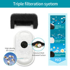 2023 New Smart Cat Water Fountain Automatic LED Light Cat Fountain Bowl Drinking Pet Water Dispenser Pet Supplies