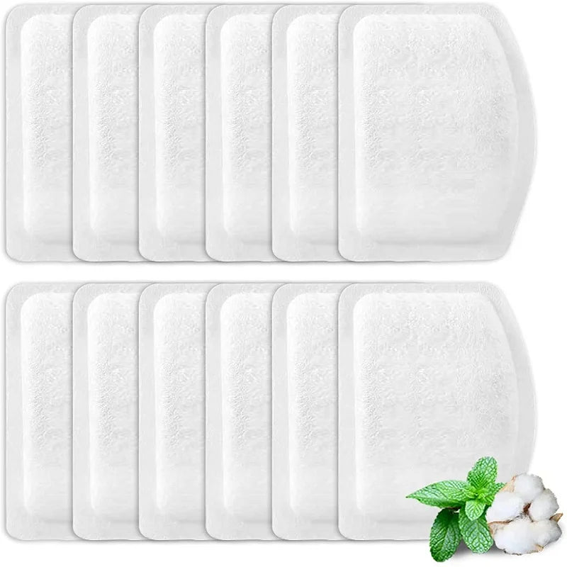 12 Pcs Replacement Carbon Filters Triple Filtration System for 2L/3L Stainless Steel Multi-Pet Dog Cat Water Fountains Filters
