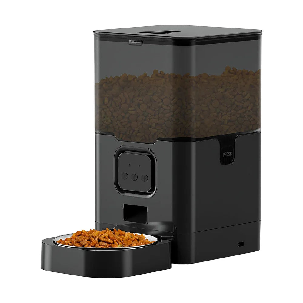 OEM 6L Smart WIFI Automatic Pet Feeder APP Control Cat Food Dispenser Automatic Cat Feeder Pet Timing Voice Cat Products