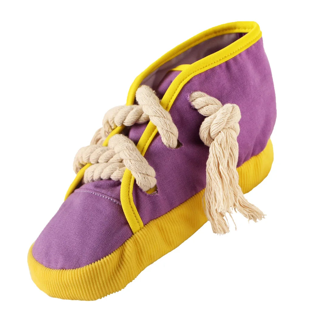 Shoe Dog Chew Toys for Small Medium Dogs Pet Dog Plush Animal Chewing Toy Pet Manufacturer Interactive Pet Toy