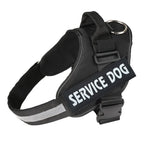Custom Dog Harness Vest ID Patch Reflective Breathable Adjustable Pet Harness Designer Dog Harness Outdoor Dog Products