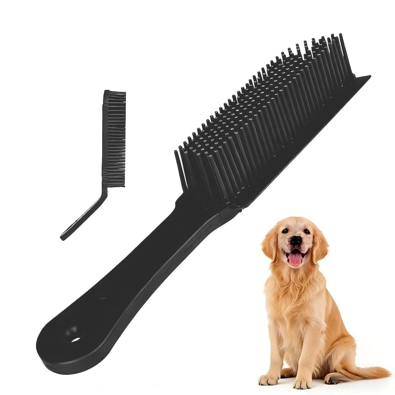 Portable Flexible Plastic Pet Grooming Mitt Roller Dog Hair Remover Brush for Carpets Car Interiors Easy Portable Lint Cleaner