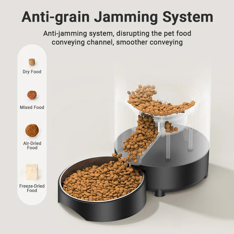 Automatic Dog Feeder 2L WiFi APP Remote Control Smart Cat Food Dispenser Auto Cat Feeder for Pet Feeding Cat Supplies