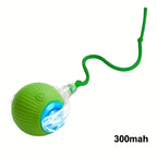 Electric Cat Toy Ball with Tail Rope 300mah USB Rechargeable Self-Moving Rolling Robot Mouse for Indoor Exercise for Kitten