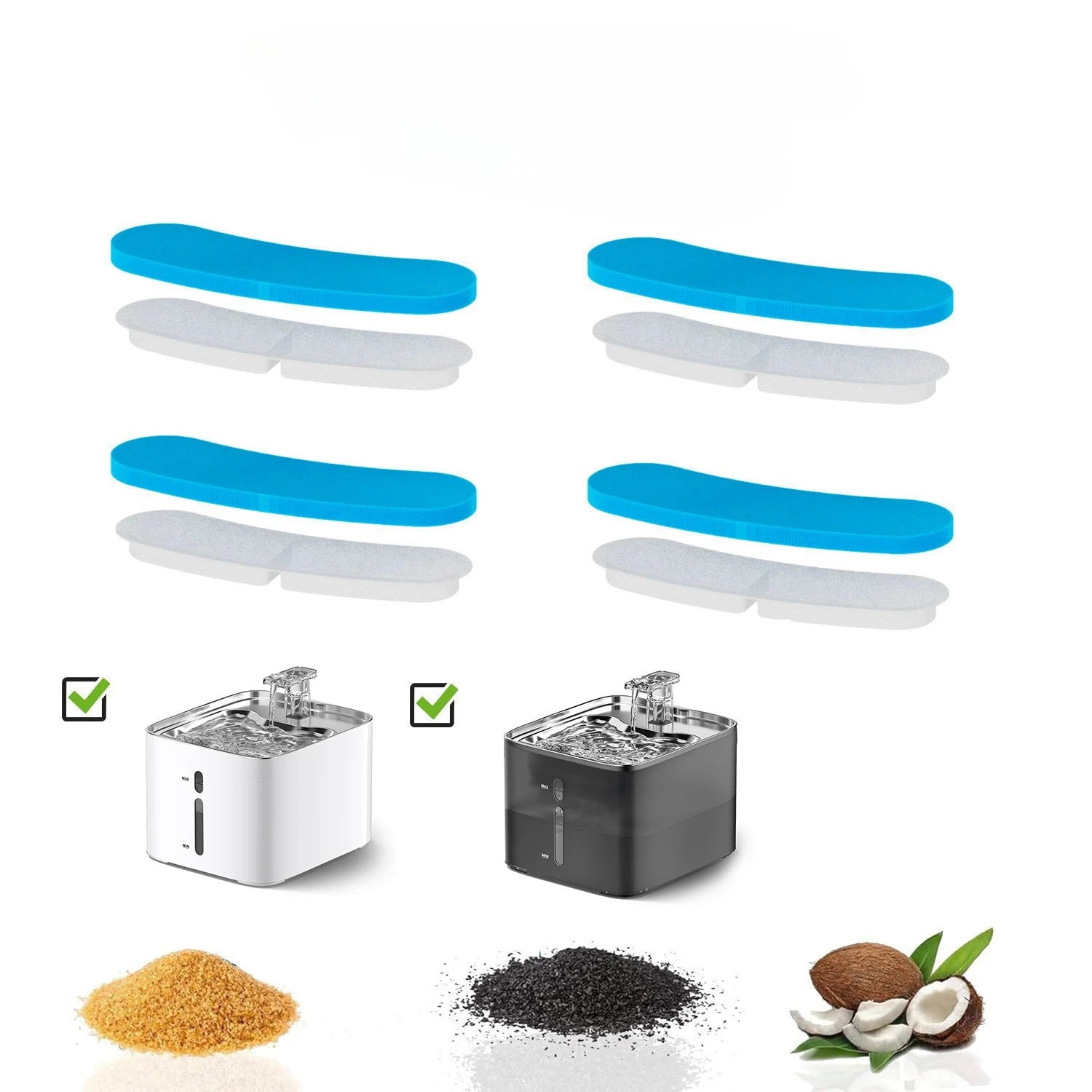 4.2L Stainless Steel Smart Pet Water Dispenser Charge Cat Dog Feeder Double Bowl Durable Automatic Quadrate Indoor Use Fountain