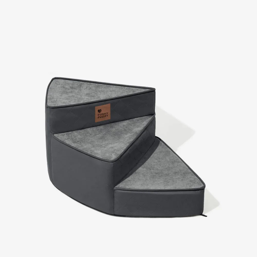 Custom Luxury Modern Foldable Waterproof Cotton Removable Spiral Pet Stairs Step Ease Anti-scratch Cover Dog Stairs
