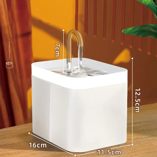 Wholesale 1.5L Automatic Eco-Friendly Plastic Pet Water Dispenser Fountain with Filter for Cats Indoor Use