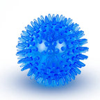 Large Spiky Dog Balls Dog Chew Toys for Aggressive Chewers Teething Puppies and Clean Teeth Interactive Squeaky Toy for Training