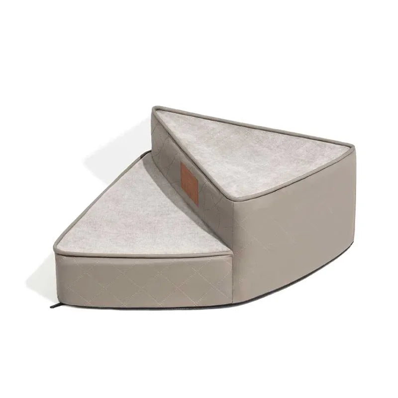 Custom Luxury Modern Foldable Waterproof Cotton Removable Spiral Pet Stairs Step Ease Anti-scratch Cover Dog Stairs