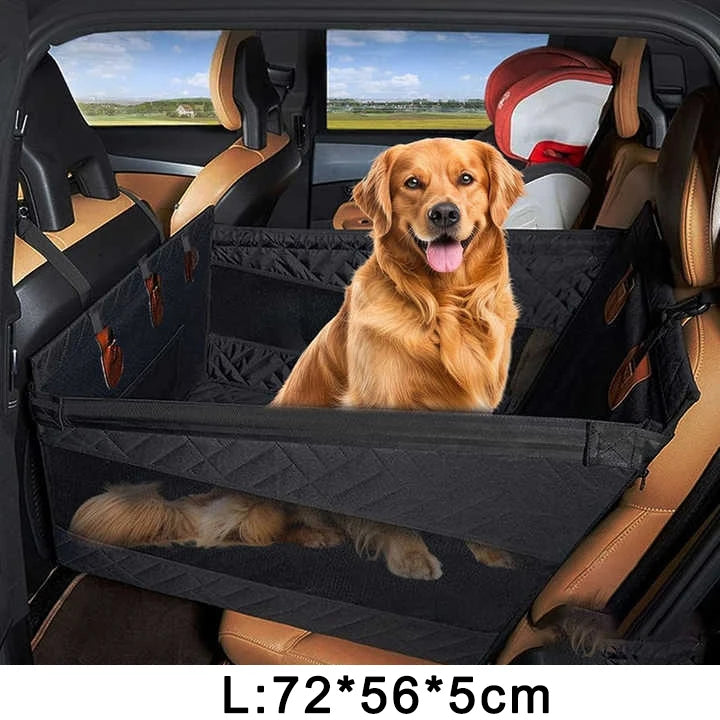 Extended Dog Car Seat Cover for Pet Car Seat Cover Oxford Cat Seat Back Pet Hammock Car Back for Small Medium Large Dogs