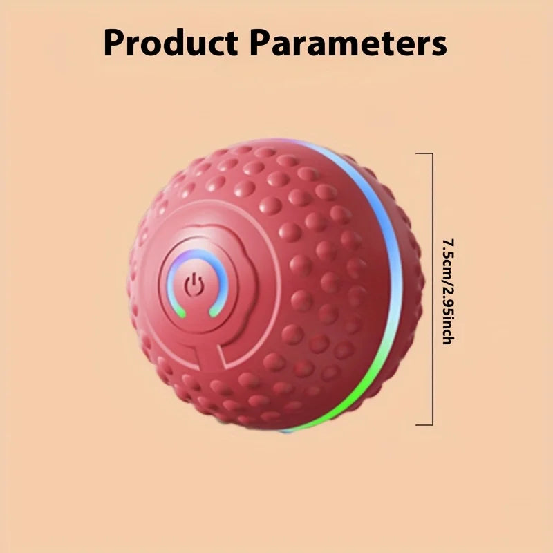 Self-Bouncing Interactive Dog Toy Ball Smart USB Rechargeable Indoor and Outdoor Playing Ball for Medium Large Dogs