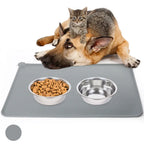 Wholesale Silicone Dog Cat Bowl Mat Non-Stick Food Pad Water Cushion Waterproof Cat Water Fountain Mat