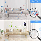 Air Purifier Deodorization Home Air Ionizers Deodorizer with 4 Modes Automatic Timing Function for Rooms Smoke Pet