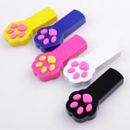 Paw Style Electronic Pet Cat Catch Toys Interactive Cat Toys LED Light Pointer Exercise Chaser Toy Cat Scratching Training Tool