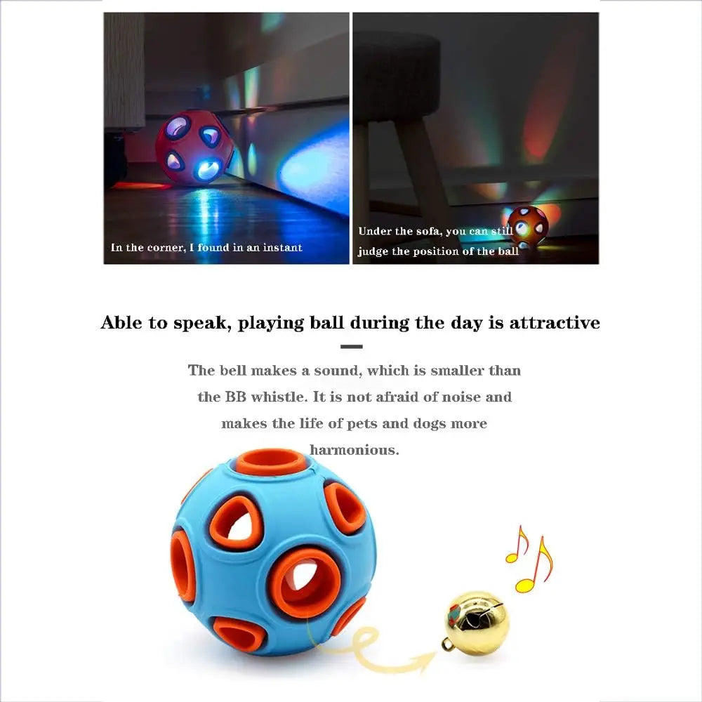 Dog Chew Toys Interactive Dog Toy Ball Stable Squeaky Dog Toy Durable Chew Toy Safe and Non-Toxic Durable