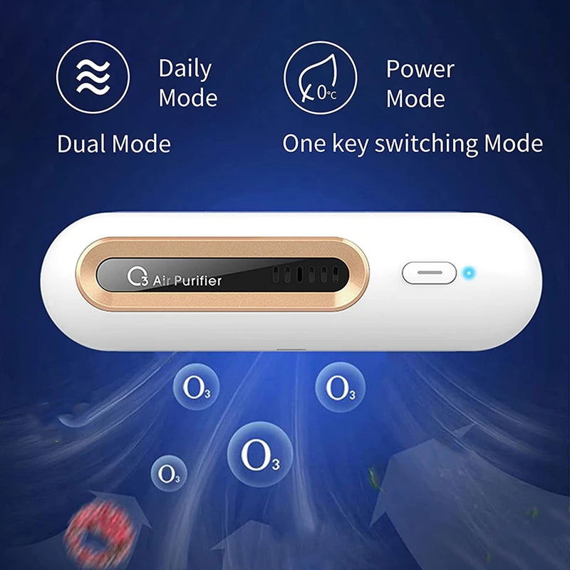 O3 Ozone Generator Air Purifier Refrigerator Deodorizer Food Shelf Life Extender Pet Toilet Smell Odors Remover Pet Manufacturer