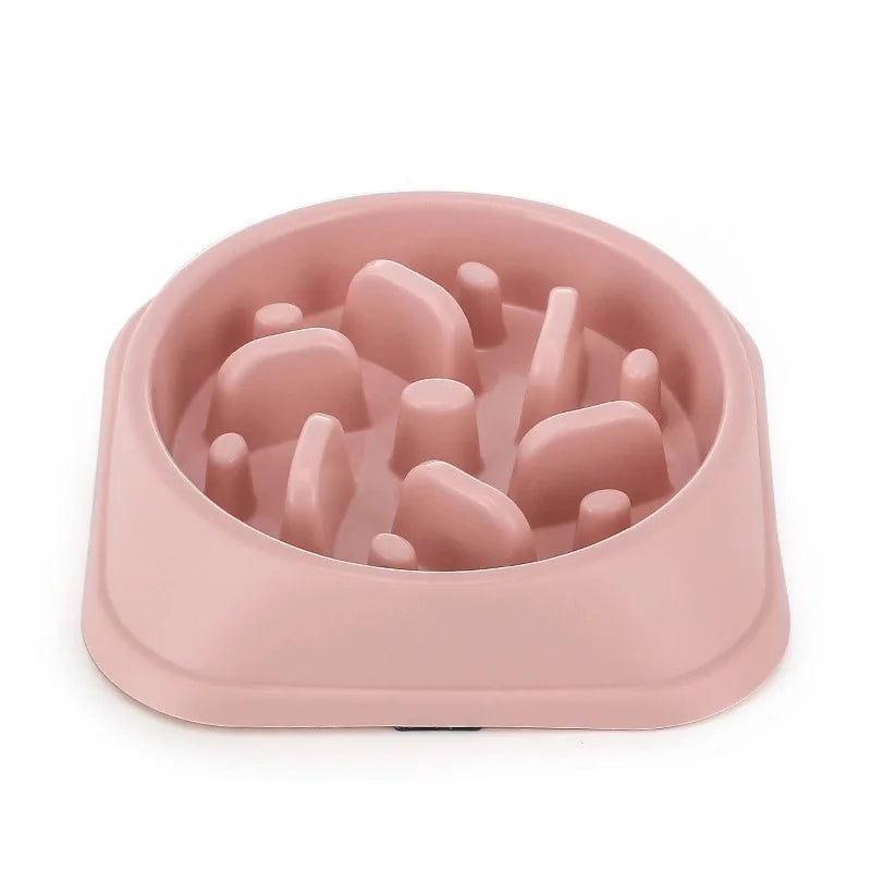 Pet Slow Feeder Dog Bowl Pet Feeding Bowls Cat Dog Slow Down Feeders Bowls for Pets Cats Food Dish Dog Supplies