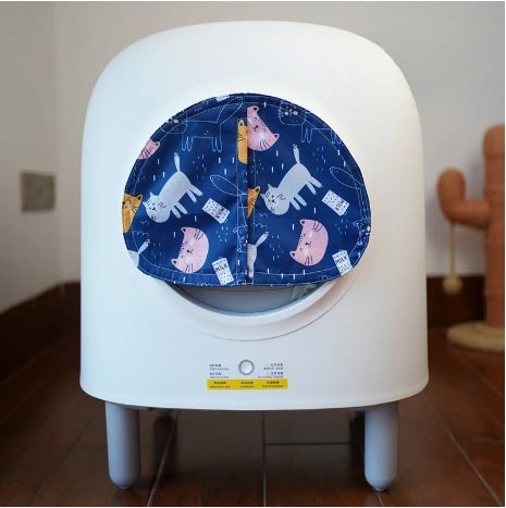 Cat Basin Odor Proof and Dust-proof Door Curtain Matching Curtains 15 Styles Automatic Pet Self Litter Box Curtain for Petree