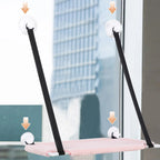 Double Layers Cat Hammock Window Indoor Cats Seat Shelves Kitten Limbing Frame Strong Suction Cups Bearing 25kg Cat Products