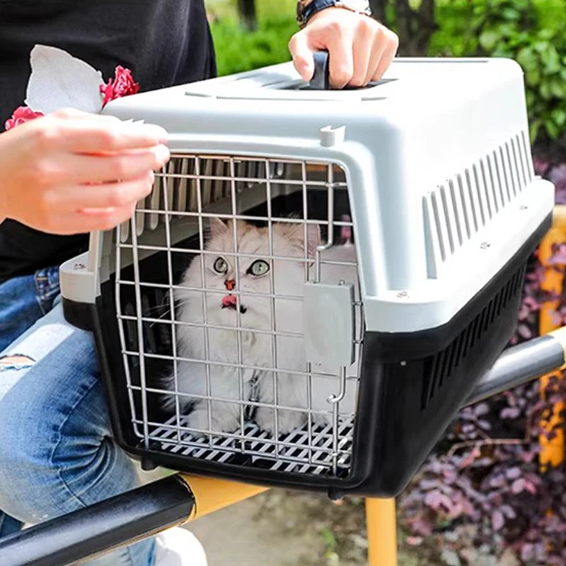 Portable Airline Approved Pet Kennel Cats Travel Cage Car Travel Vet Visit Dogs Carrier Crate Outdoor Kennel Dog Carrier