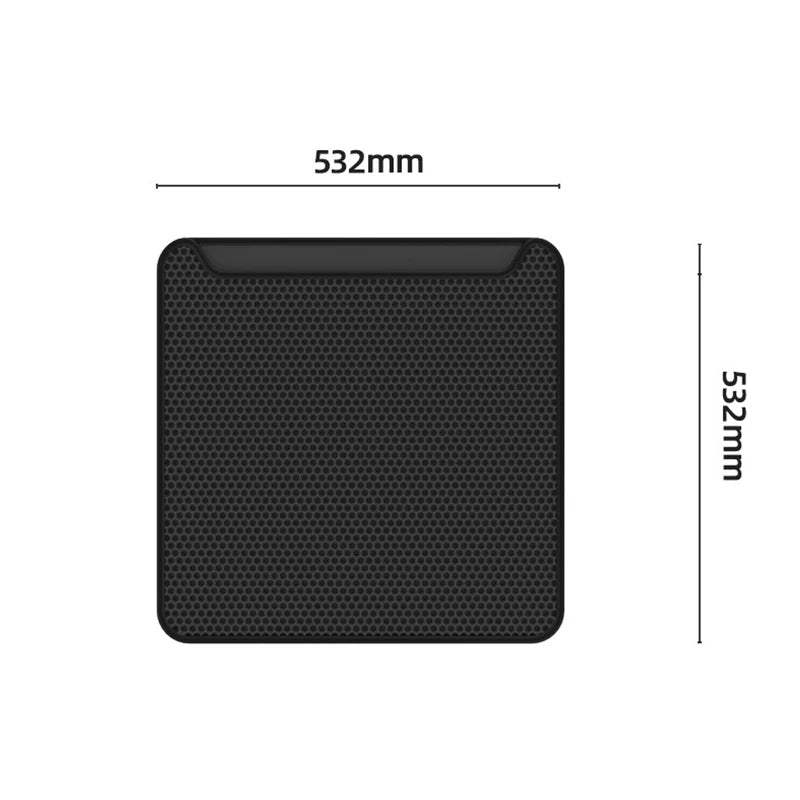 Petree Double Layer PVC Cat Litter Box Mat Non-slip Pet Poop Bag Trapper Bottom Cat Litter Pad Made of Durable Plastic