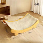 Deluxe Sisal Cat Bed Cat Scratch Board Detachable Washable Comfortable Pet Hammock for Cats Toys Pet Accessories