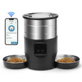 4.5L Smart APP Control Automatic Cat Feeder with Recording Stainless Steel Smart Pet Feeder Automatic for Cats Dogs