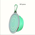Collapsible Dog Bowl Foldable Pet Bowl with Lid Dog Travel Bowl Portable Foldable Cat Feeder for Pet Walking Parking Camping