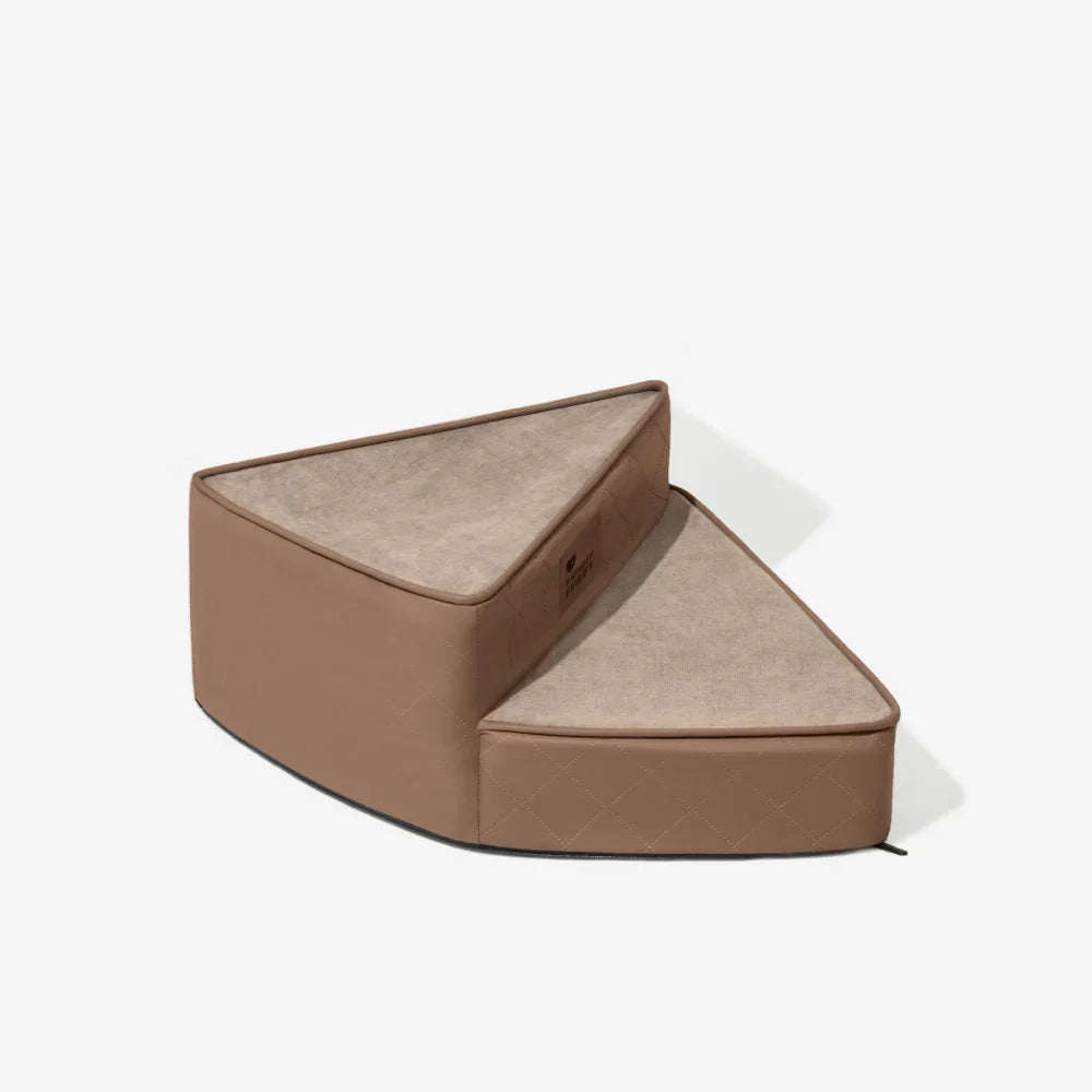 Custom Luxury Modern Foldable Waterproof Cotton Removable Spiral Pet Stairs Step Ease Anti-scratch Cover Dog Stairs