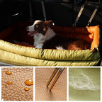 Luxury Dog Car Seat Booster Bed Polyester Comfortable Dog Car Seat Indoor Outdoor Use for Large Size All Breeds Dog Products
