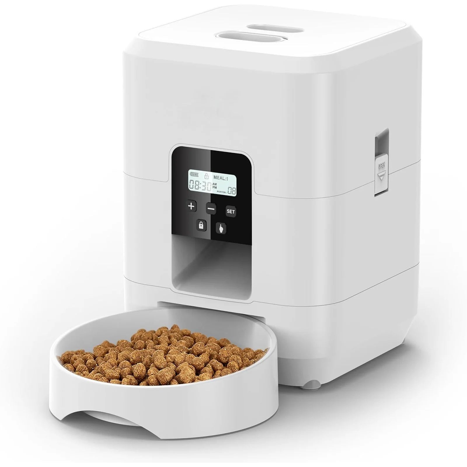Hot Selling Automatic Pet Feeder Smart Dog Feeder 2L/67.63oz Button Control Dog Slow Food Timed Smart Cat Food Dispenser