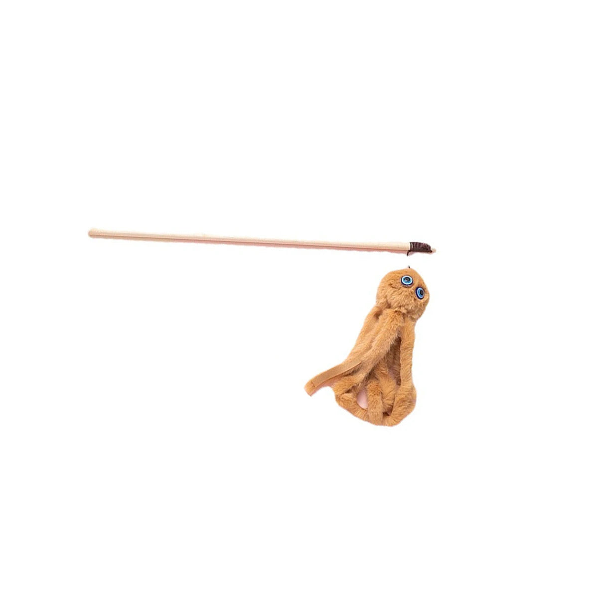 Kitten Play Interactive Cat Toys Cat Teaser Wand Fun Pet Plush Octopus Pole Cute Fun Toys Cat Supplies