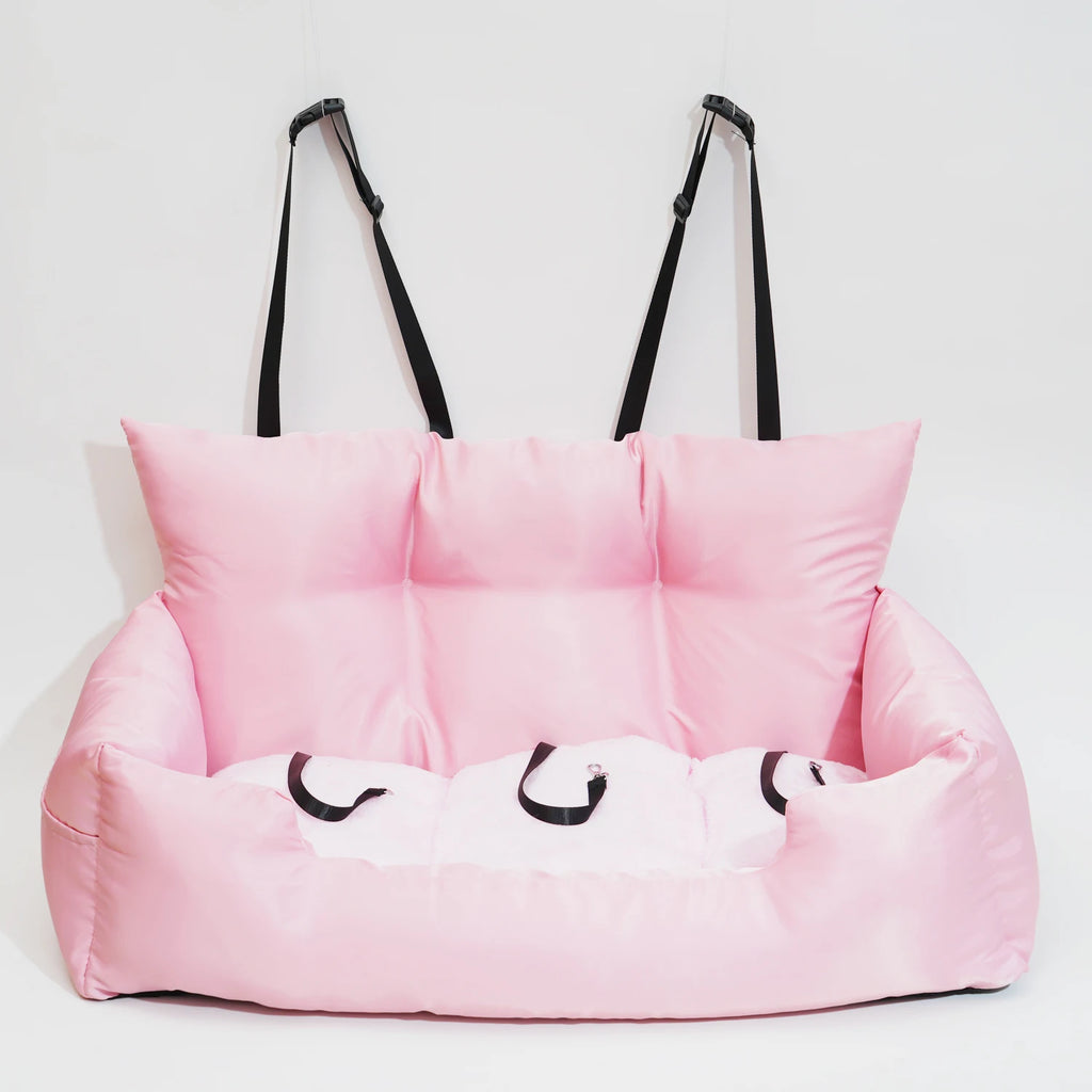 Customized Luxury Dog Car Seat Waterproof Travel Bolster for Medium to Large Dogs Summer Car Back Seat Bed with LOGO Dog Beds