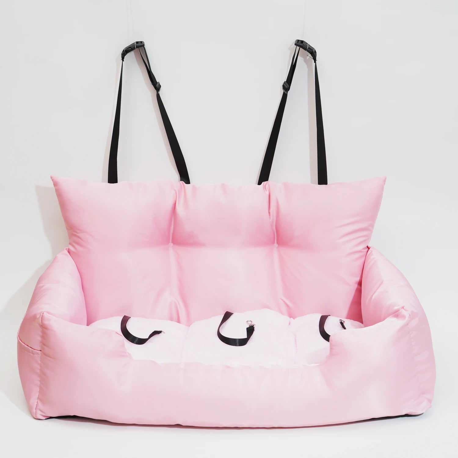 Customized Luxury Dog Car Seat Waterproof Travel Bolster for Medium to Large Dogs Summer Car Back Seat Bed with LOGO Dog Beds