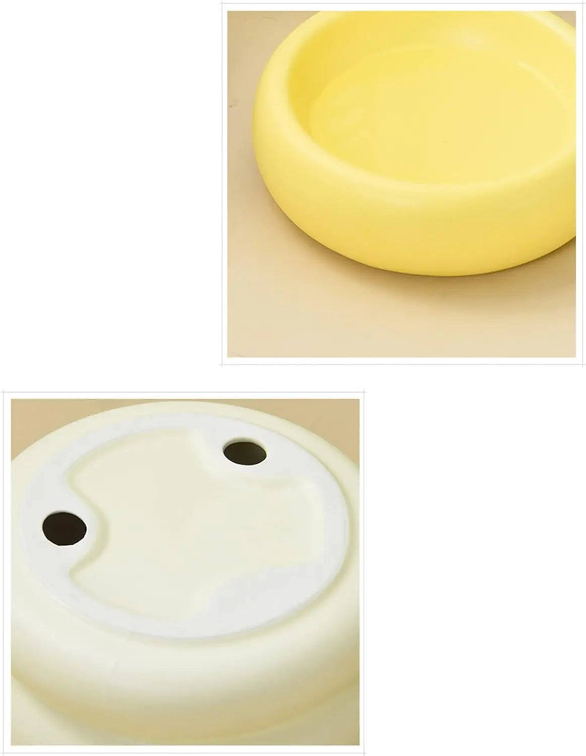 High Capacity White Ceramic Cat Bowl Large Wide Mouth Monolayer for Protection Cervical Vertebrae for Cat Food Rice Other Meals