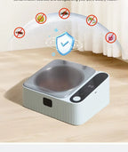 OEM ODM Wholesale Smart Automatic Cat Dog Bowl Sensor Activated Lid 304 Stainless Steel Elevated 350ml Waterproof Feeding Bowl