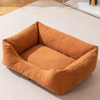 Wholesale Corduroy Removable and Washable Four Season Pet Beds Cat Bed in Stock Deep Sleep for Small Dog Bed Dog Sofa