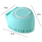 Pet Shampoo Massager Brush Bathroom Puppy Dog Brush Cat Massage Comb Grooming Soft Dog Cleaning Shower Brush Pet Accessories