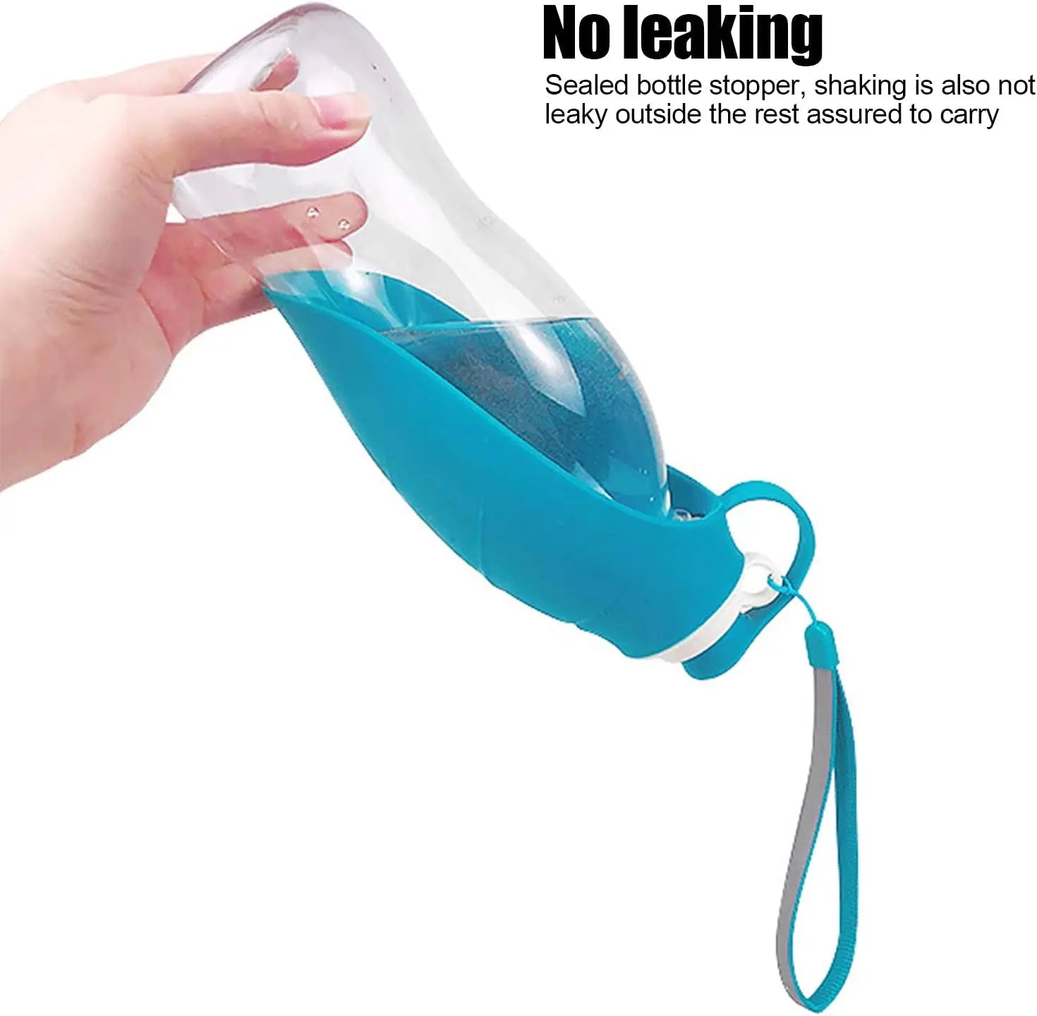 Silicone Portable Dog Travel Bottle Pet Water Dispenser Dog Water Cup Pet Leaf Bottle for Pets on Walks Hike Journeys Car Rides