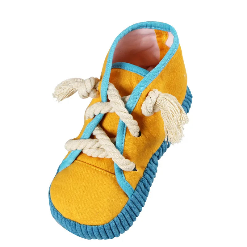 Shoe Dog Chew Toys for Small Medium Dogs Pet Dog Plush Animal Chewing Toy Pet Manufacturer Interactive Pet Toy