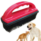 Rubber Pet Hair Removal Brush Silicone Lint Debris Remover for Dog Cleaning and Grooming Efficient Cat Brush
