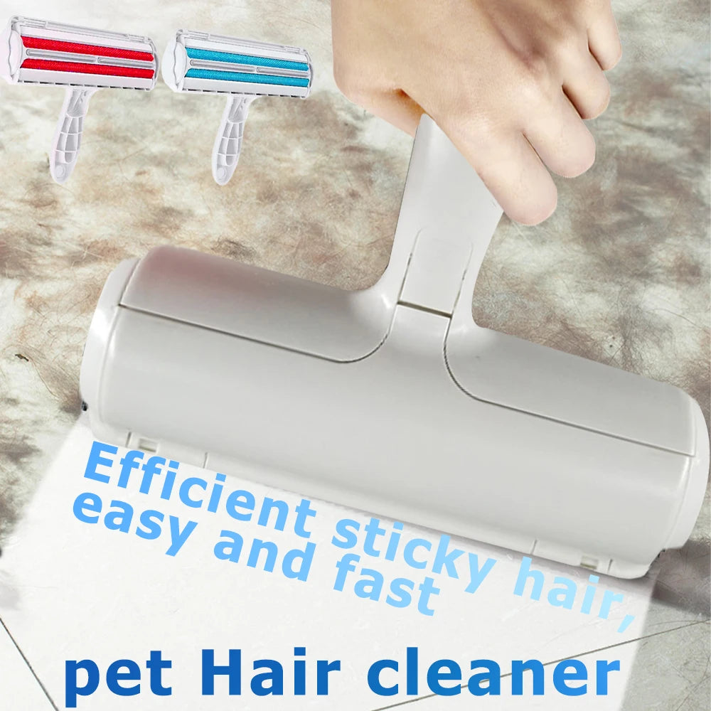 Pet Hair Remover Lint Dog Brush Cat Comb Self Cleaning Cat Furniture Sofa Pet Manufacturer Custom Logo Pet Lint Roller Cat Brush