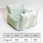 Waterproof Dog Car Seat Bed Soft Luxury Dog Beds Travel Pet Carrier Bag Pet Car Seat Custom LOGO Designer Dog Products