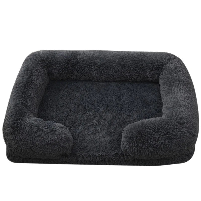 Orthopedic Dog Beds for Large Dogs Fluffy Large Dog Bed with Removable Washable Cover Non-Slip Bottom Foam Couch Bed