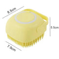 Pet Shampoo Massager Brush Bathroom Puppy Dog Brush Cat Massage Comb Grooming Soft Dog Cleaning Shower Brush Pet Accessories