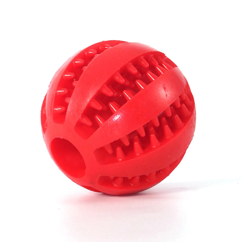 Pet Interactive Dog Toy Rubber Balls for Small Large Dogs Puppy Pet Chew Toys Pet Teeth Cleaning Dog Food Ball Toys