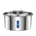 Hot Selling Custom 3.2/4L Stainless Steel Pet Water Dispenser with Water Level Wholesale Cat Water Fountain Manufacturer OEM ODM