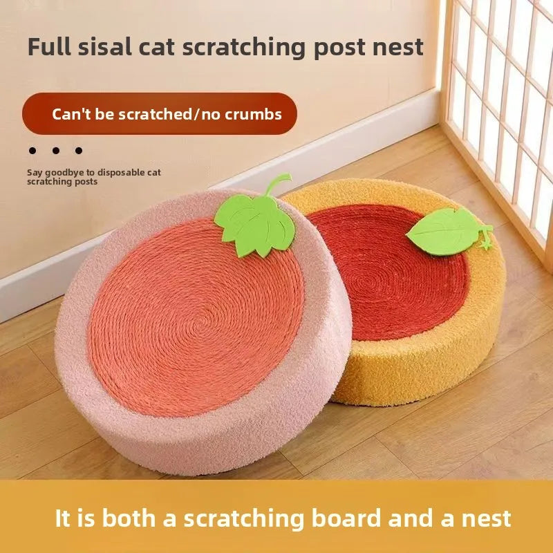 Cute Design Cat Scratcher Mat Bed 3 in 1 Cat Lounge Furniture Protective Carpets Sofas Durable Cardboard Tree Cat Entertainment