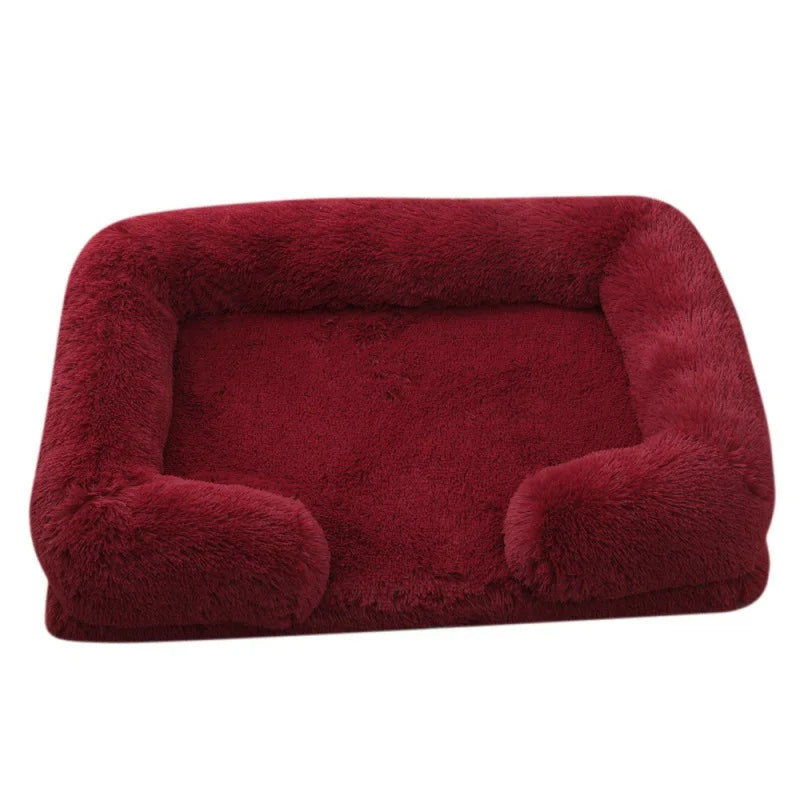 Orthopedic Dog Beds for Large Dogs Fluffy Large Dog Bed with Removable Washable Cover Non-Slip Bottom Foam Couch Bed